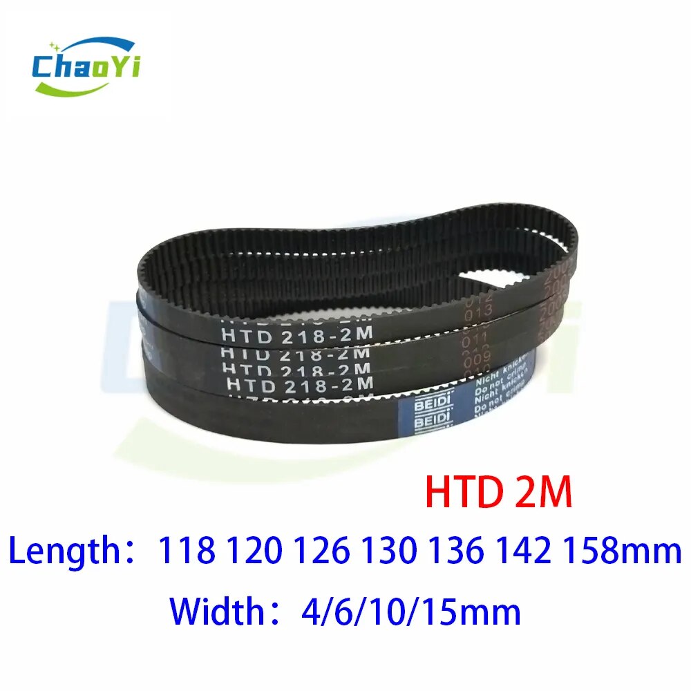 HTD 2M    Ÿ̹ Ʈ,  4/6/10/15mm,  118 120 126 130 136 142 158mm, ̺  Ʈ 2M-120 2M-142